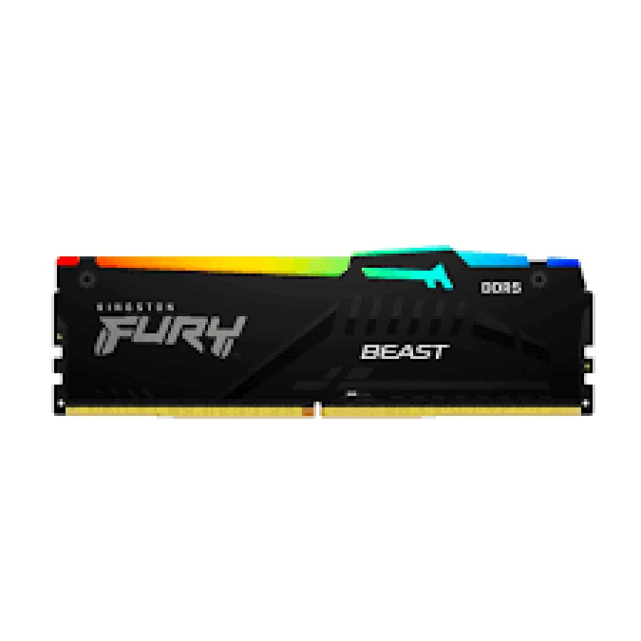 Memoria Kingston Fury Beast 16GB DDR5-5600MT/s PC5-44800 CL40, 1.25V, 288-Pin, XMP 3.0,RGB